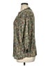 Democracy 100% Polyester Floral Green 3/4 Sleeve Blouse Size 1X - photo 5