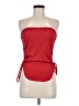 Shein 100% Polyester Red Tube Top Size 6 - photo 1