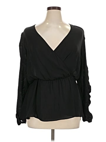 City Chic Long Sleeve Blouse (view 1)
