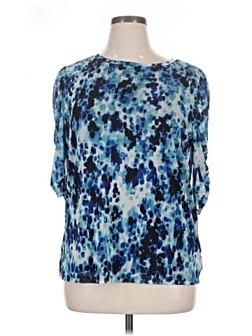 Anne Klein Short Sleeve Blouse (view 1)