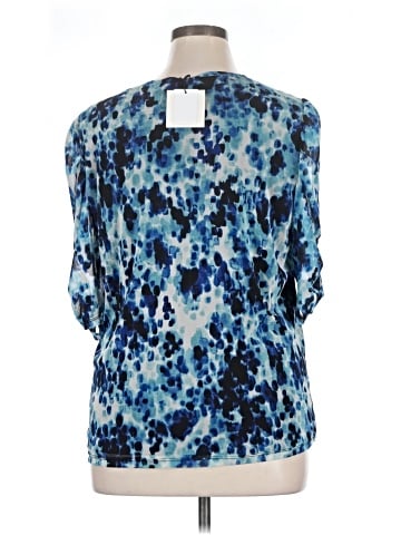 Anne Klein Short Sleeve Blouse (view 2)