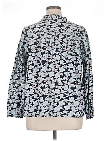 Caslon Long Sleeve Blouse (view 2)