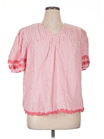Crown & Ivy Short Sleeve Blouse (view 1)