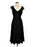 Evan Picone Solid Black Cocktail Dress Size 8 - photo 1