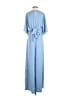 Mustard Seed 100% Polyester Solid Blue Jumpsuit Size S - photo 2