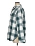 Jachs Girlfriend Plaid Teal Long Sleeve Button-Down Shirt Size XL - photo 5