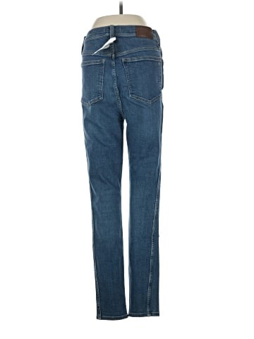 Madewell 10" High-Rise Skinny Jeans in Wendover Wash: TENCEL&trade; Denim Edition (view 2)