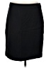 J.Crew 100% Polyester Solid Black Casual Skirt Size 8 - photo 1