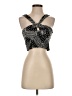Monteau Silver Sleeveless Top Size S - photo 1