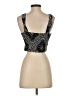 Monteau Silver Sleeveless Top Size S - photo 2