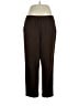 Alfred Dunner 100% Polyester Solid Brown Casual Pants Size 16 - photo 1