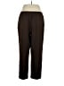Alfred Dunner 100% Polyester Solid Brown Casual Pants Size 16 - photo 2