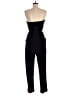metaphor Solid Black Jumpsuit Size L - photo 2