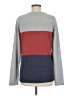Pink Clover Color Block Gray Pullover Sweater Size M - photo 2