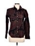 Chaps 100% Cotton Paisley Burgundy Long Sleeve Button-Down Shirt Size M - photo 1