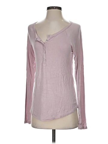 Hippie Rose Long Sleeve Henley (view 1)