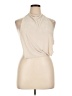 Garage Tan Ivory Sleeveless Blouse Size XL - photo 1