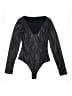 Naked Wardrobe Black Bodysuit Size XS - photo 1
