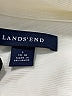 Lands' End 100% Baumwolle Color Block Ivory Long Sleeve Blouse Size L - photo 7