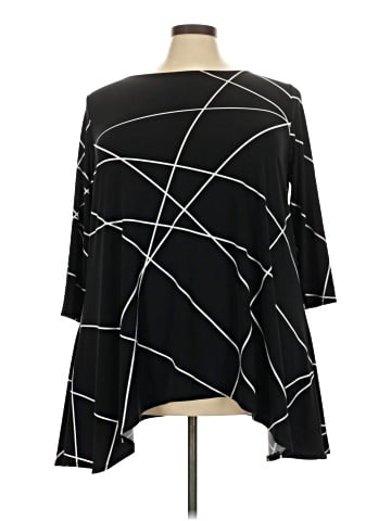 Alfani 3/4 Sleeve T-Shirt (view 1)