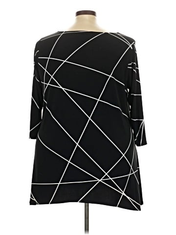 Alfani 3/4 Sleeve T-Shirt (view 2)