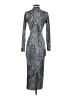 Topshop Animal Print Silver Cocktail Dress Size 2 - photo 2