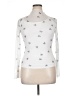DAZY Stars White Long Sleeve Top Size XL - photo 1