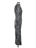 Topshop Animal Print Silver Cocktail Dress Size 2 - photo 4