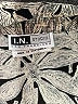I.N. Studio 100% Rayon Print Gray Short Sleeve Blouse Size XL - photo 7