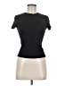Theory 100% Cotton Black Short Sleeve Turtleneck Size P (petite) - photo 1