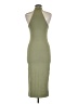 Monrow Solid Green Cocktail Dress Size M - photo 2