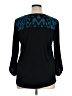 Carol Rose Blue 3/4 Sleeve Blouse Size XL - photo 2