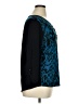 Carol Rose Blue 3/4 Sleeve Blouse Size XL - photo 4