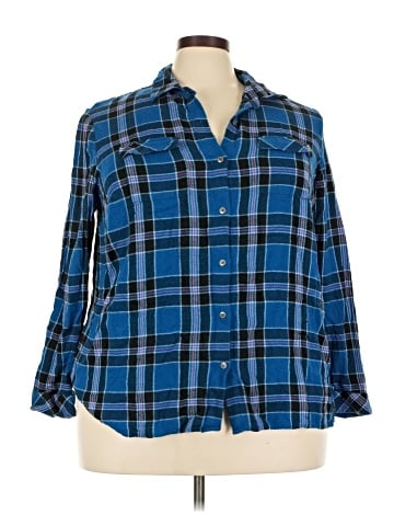 J.Jill 3/4 Sleeve Button-Down Shirt (view 1)