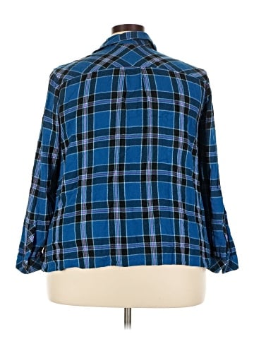 J.Jill 3/4 Sleeve Button-Down Shirt (view 2)