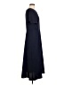 Luxely 100% Polyester Solid Blue Casual Dress Size 8 - photo 4