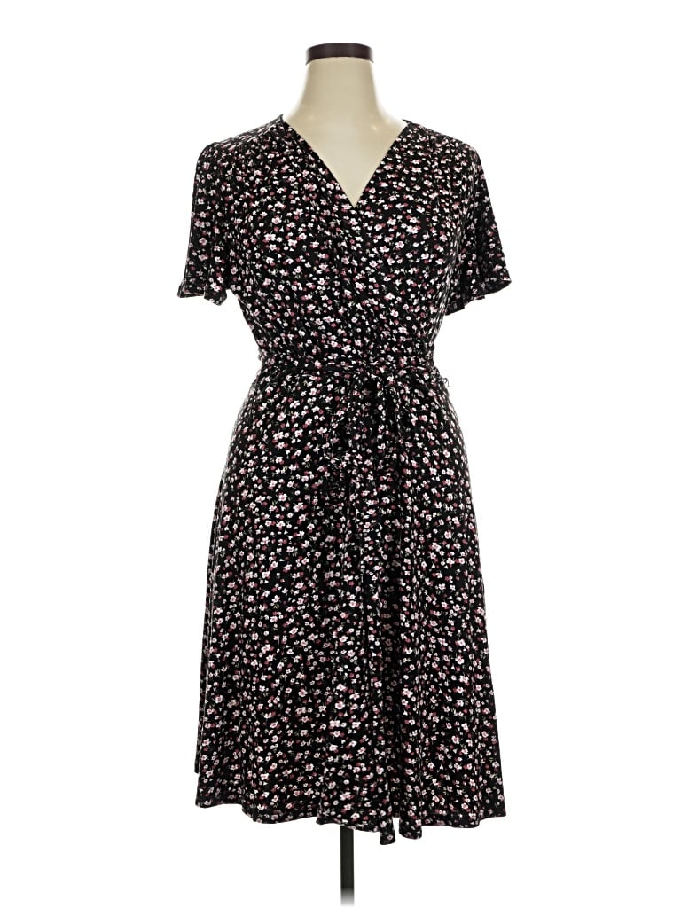 Pre-owned Mikarose Casual Dress In Black