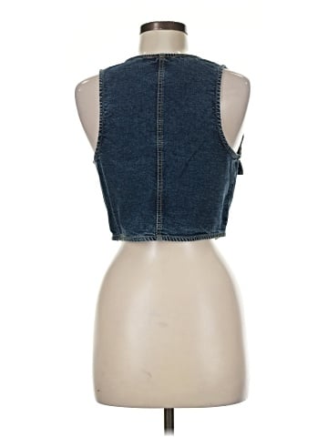 Derek Heart Denim Vest (view 2)