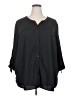 Catherines 100% Polyester Black 3/4 Sleeve Blouse Size 2X - photo 1