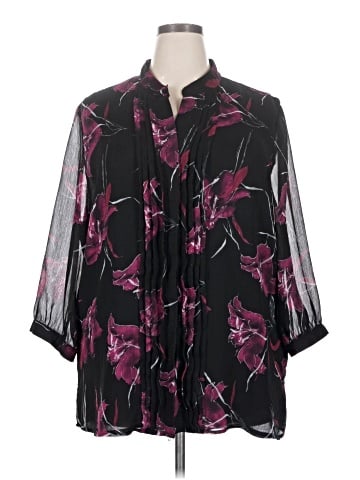 Sag Harbor 3/4 Sleeve Blouse (view 1)