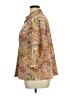 Basic Editions Paisley Gold 3/4 Sleeve Button-Down Shirt Size 1X - photo 5