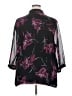 Sag Harbor 100% Polyester Black 3/4 Sleeve Blouse Size 2X - photo 2