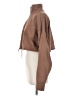 TAN + LINES 100% Cotton Brown Cardigan Size S - photo 5