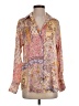 Zara Paisley Pink Long Sleeve Blouse Size XS - photo 1