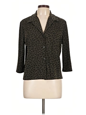 Sag Harbor 3/4 Sleeve Button-Down Shirt (view 1)