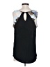 TJ Collection Silver Sleeveless Blouse Size S - photo 2