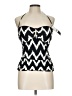 La Blanca Black Tank Top Size 10 - photo 1
