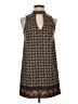 Soprano 100% Polyester Print Brown Casual Dress Size XS - photo 1