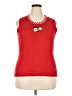 Storybook Knits Red Sweater Vest Size 2X - photo 1
