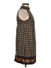 Soprano 100% Polyester Print Brown Casual Dress Size XS - photo 4